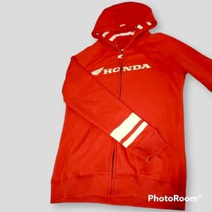 One Industries Official Licensed Honda Hooded Jacket Long Sleeve Men Large Red
